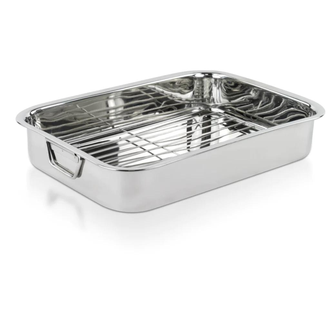 stainless steel roasting pan