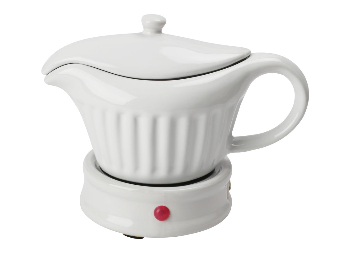 Electric Ceramic Warmer 14 oz. Gravy Boat by Lexi Home