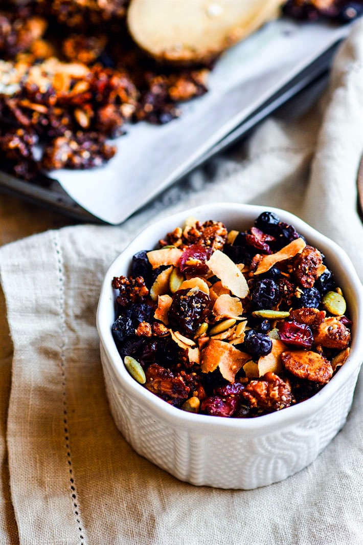 Homemade Coconut Berry Granola - Lexi Home