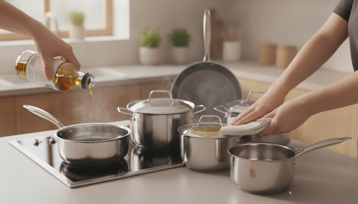 How to Season Stainless Steel Cookware Properly