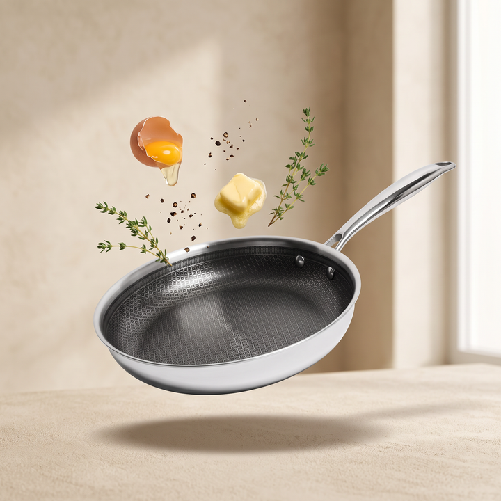 Premium 7-Piece Nonstick Stainless Steel Cookware Set