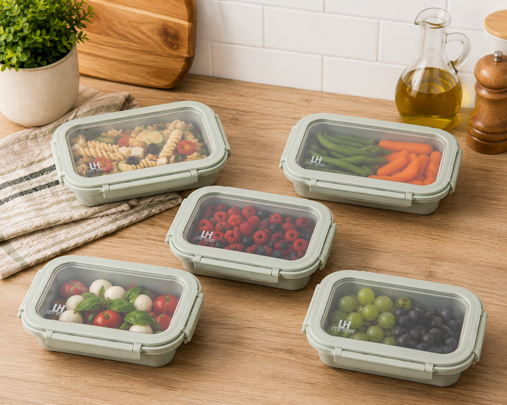 Brixton 15 Oz. Premium Porcelain Container with Glass Lid
