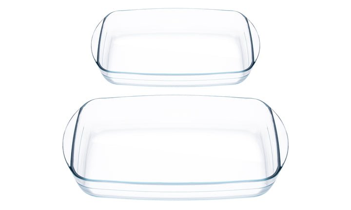 2-Piece Oven Safe Glass Bakeware Set