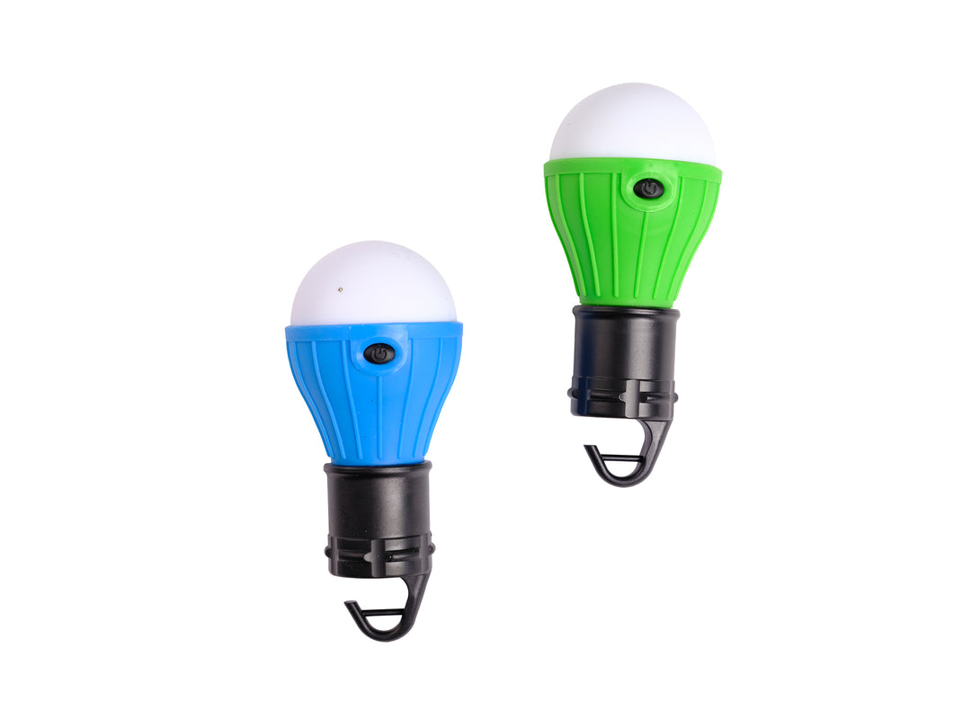 2-Pack Battery-Operated Outdoor Camping Bulb Lights