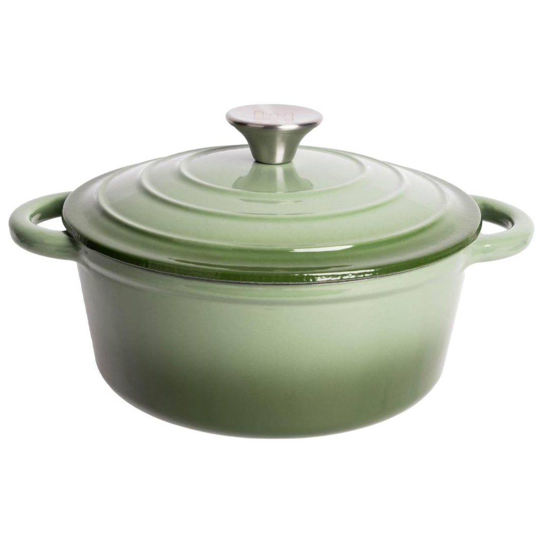 Lexi Home Enameled Cast Iron Dutch Oven - Thumbnail 3