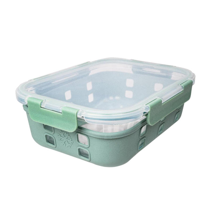 35.2 oz. Glass Meal Prep Container with Sage Silicone Sleeve