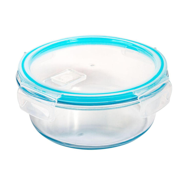 Lock and Seal 32 oz. Round Glass Container