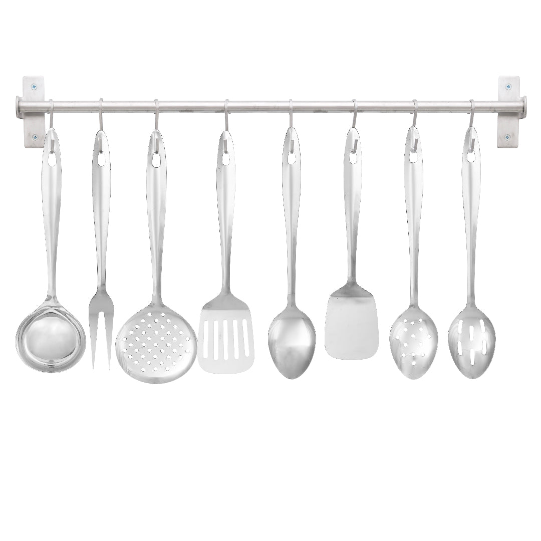 LEXI HOME 8-Piece Stainless Steel Measuring Cup and Spoon Set