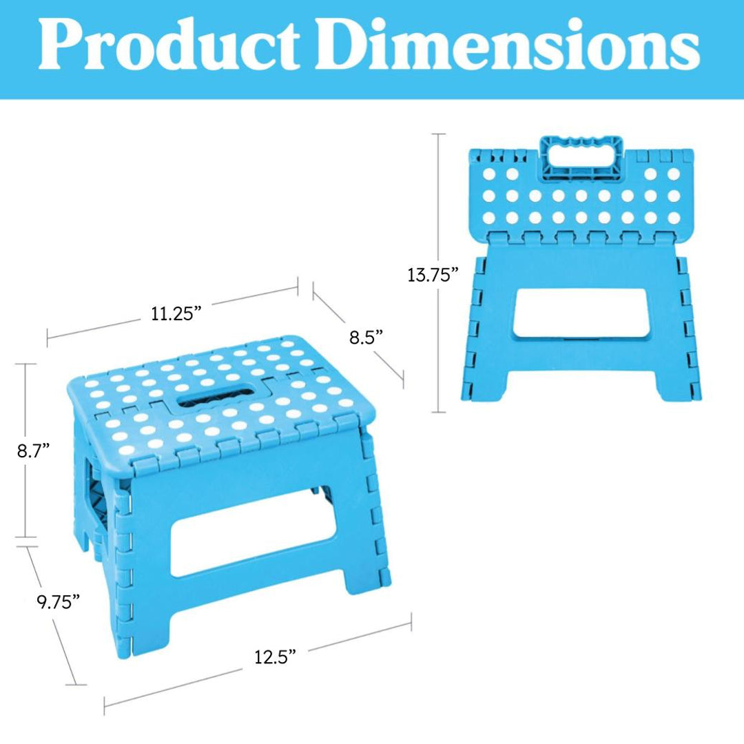 Lexi Home 300 lb Capacity Foldable Space Saving Step Stool