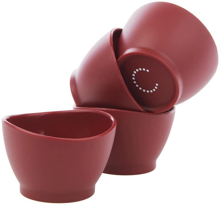Lexi Home 0.5 Cup Silicone Pinch Bowls 4 Pack