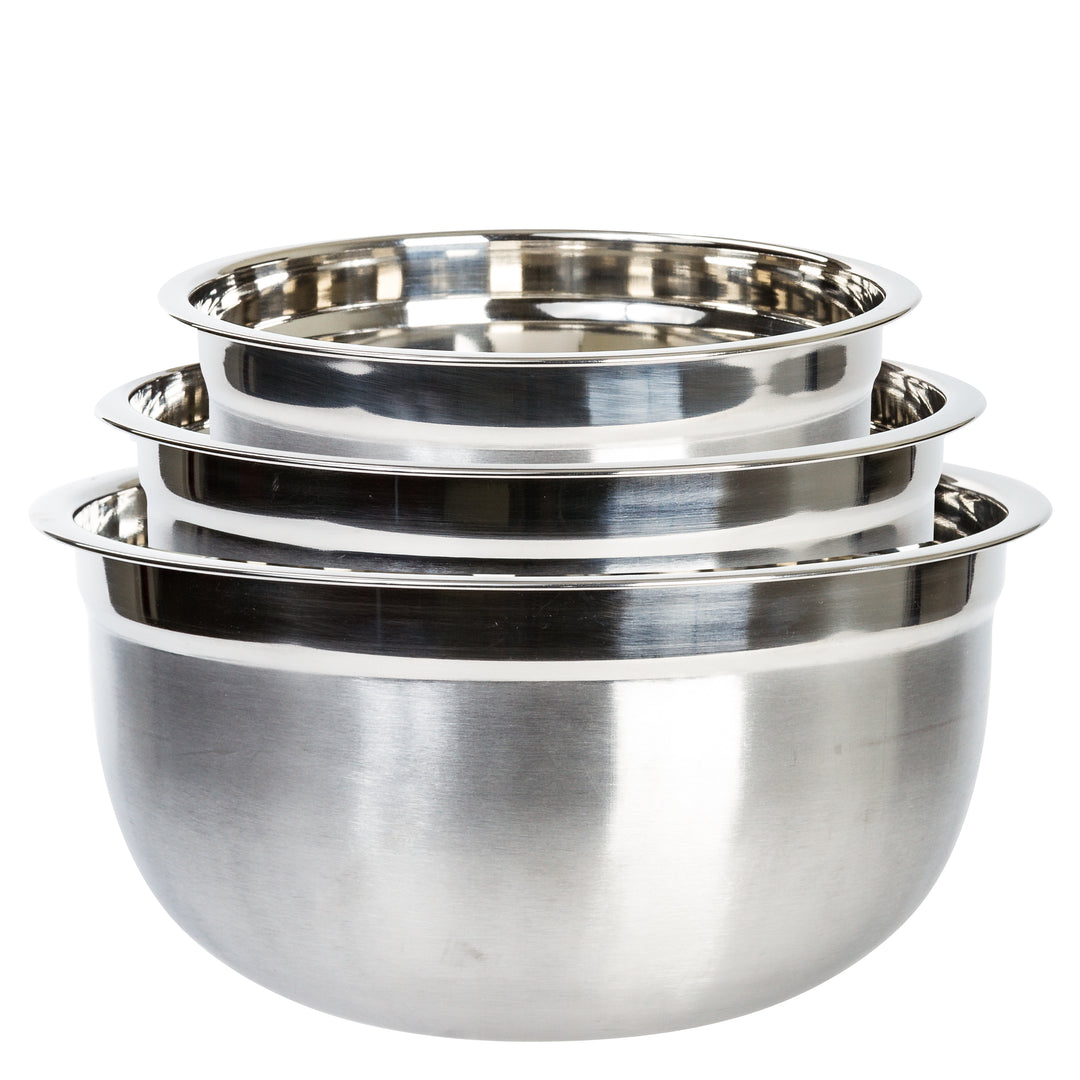 AVADOR Premium Stainless Steel German Mixing Bowls, Set of 4