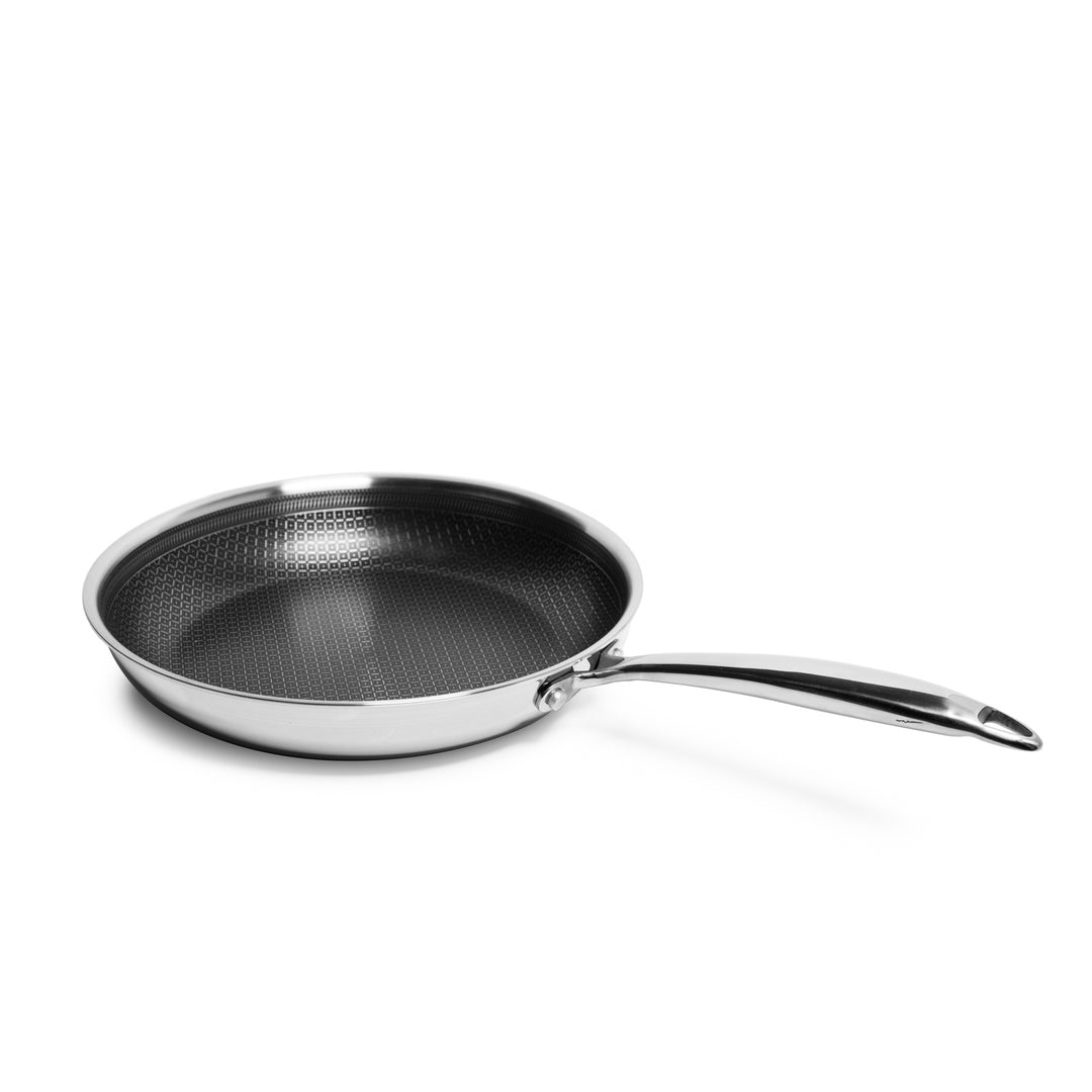Cook N Home Stainless Steel Saute Fry Pan 10-inch, Tri-Ply all