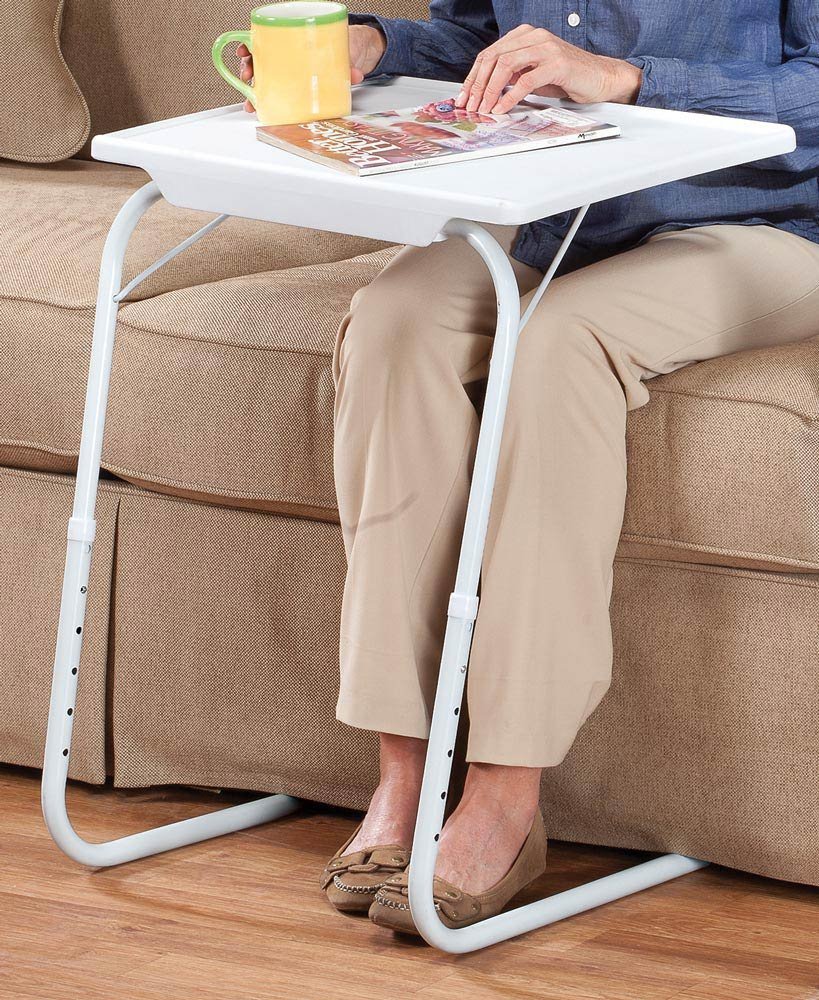 Lexi Home Adjustable Comfy TV Table