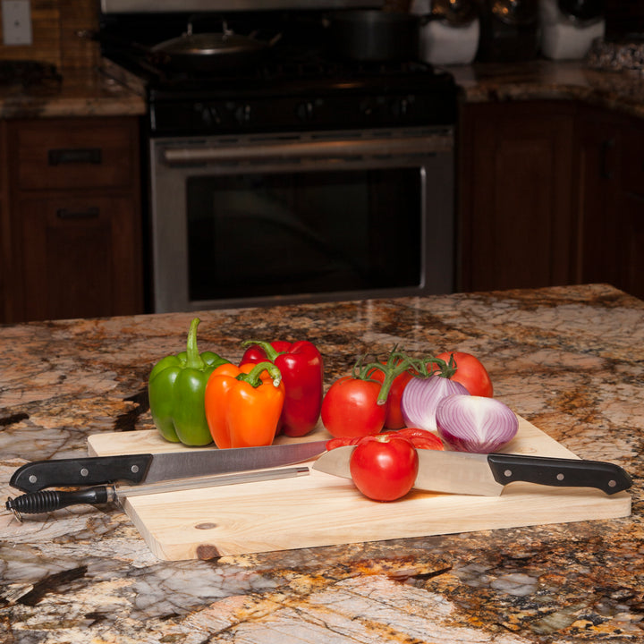 Lexi Home 16-Piece Cutlery Set & Chopping Board