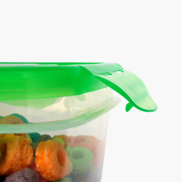 Plastic Food Container Set - Rectangle, 5-Pack